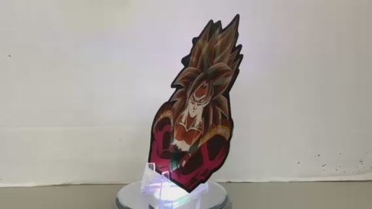 3D Sticker Goku y Vegeta SS4